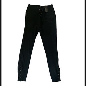 NWT fashion nova sexy lace up pants